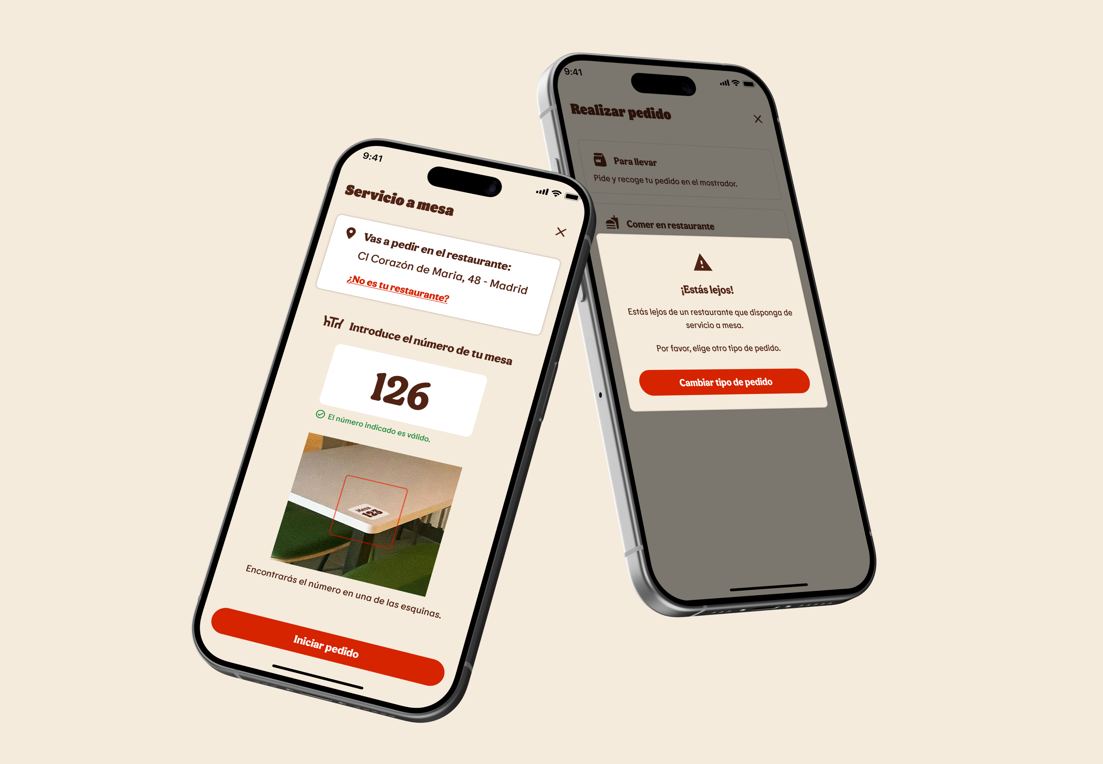 Burger King new dine-in table ordering solution UX UI design - Ignacio Benito